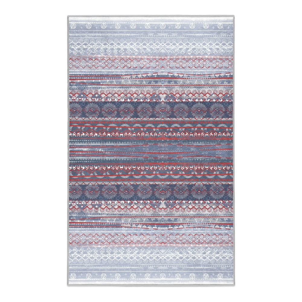 Covor mov/gri lavabil 80x150 cm Vintage Stripe – Mila Home