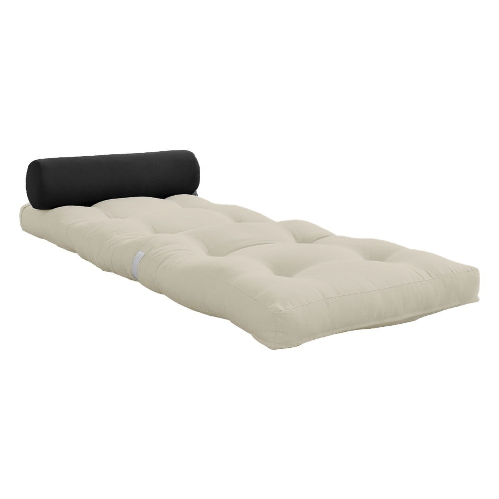 Saltea futon gri/bej 70×200 cm Wrap Beige/Dark Grey – Karup Design 70x200