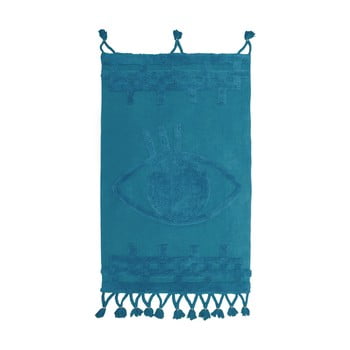 Tapiserie din bumbac nattiot siva, 70 x 120 cm, albastru