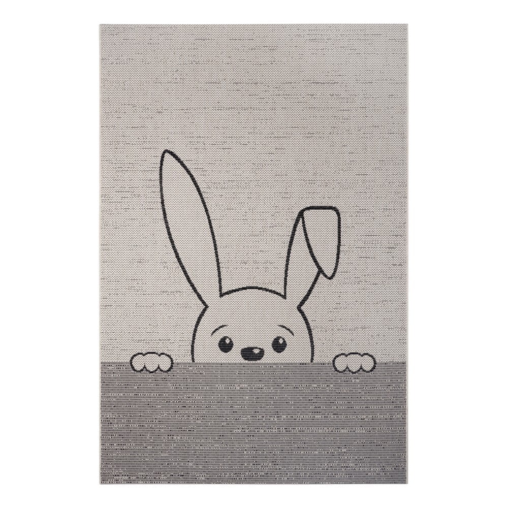 Covor pentru copii Ragami Bunny, 80 x 150 cm, crem
