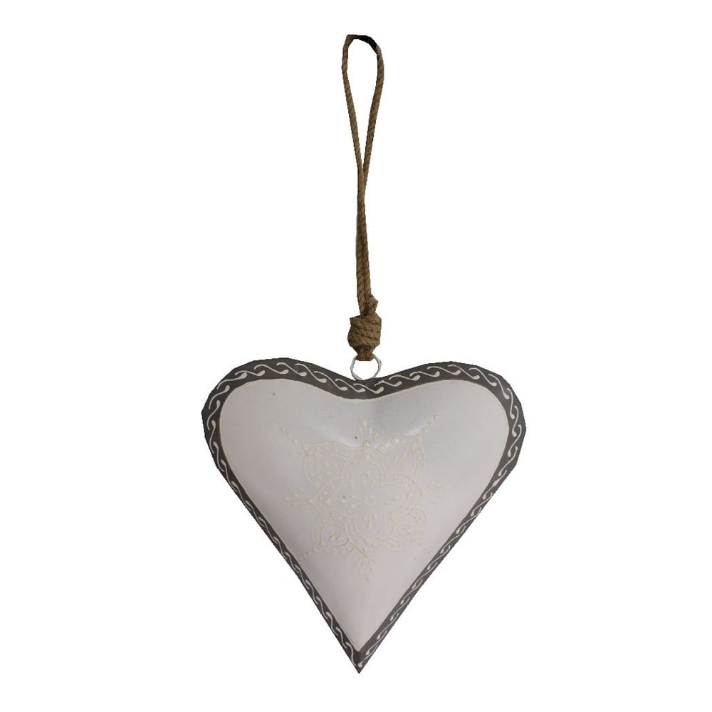 Inimă decorativă Antic Line Light Heart, 20 cm Antic Line imagine 2022