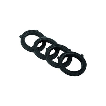 Set 4 inele de rezervă pentru aspersor fiskars, negru