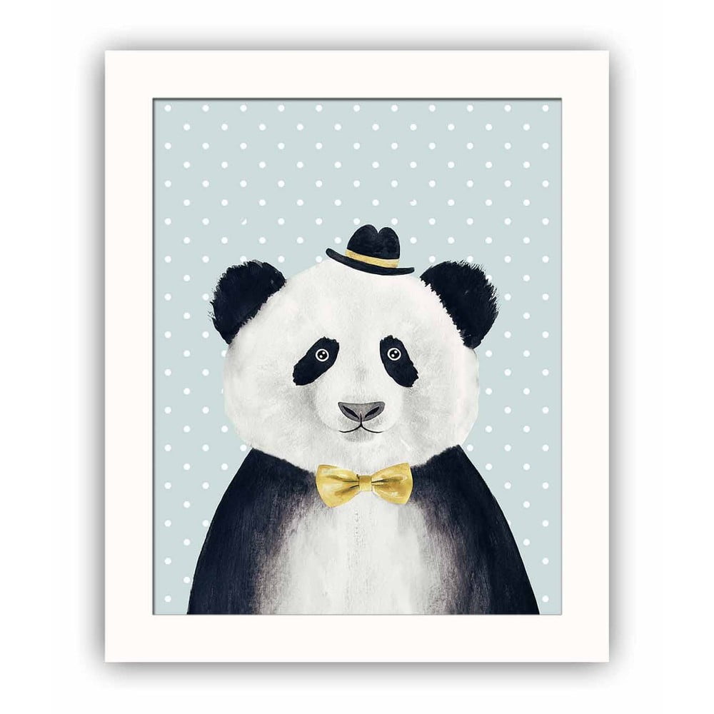Tablou decorativ Panda, 28,5 x 23,5 cm Alpha wall