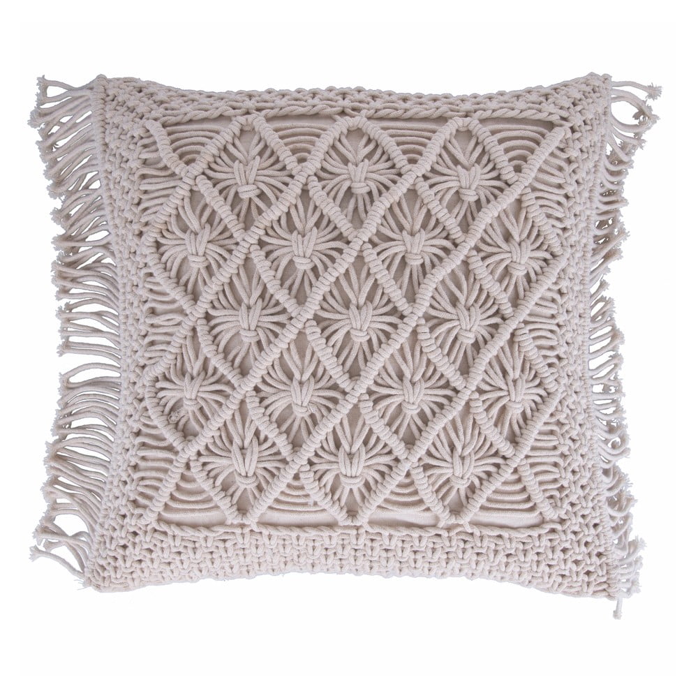 Pernă decorativă din material textil 45x45 cm macrame – villa d'este