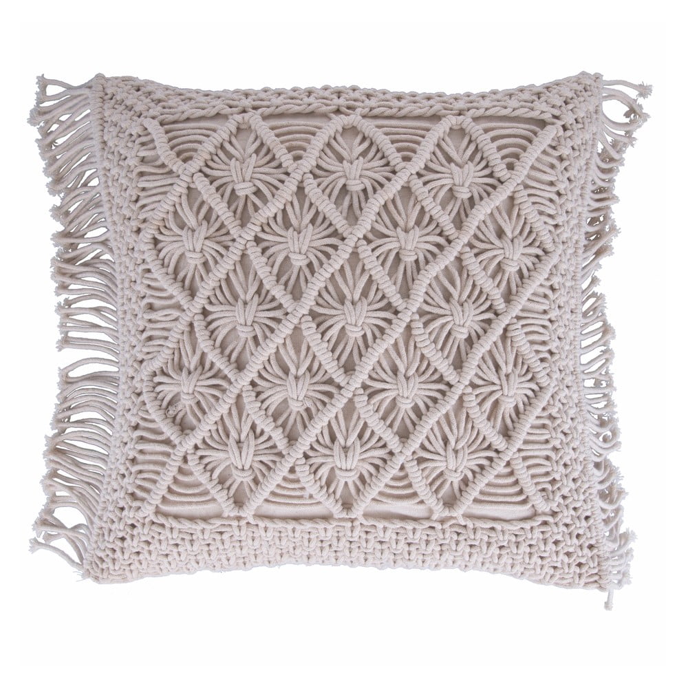  Pernă decorativă din material textil 45x45 cm Macrame – Villa d'Este 