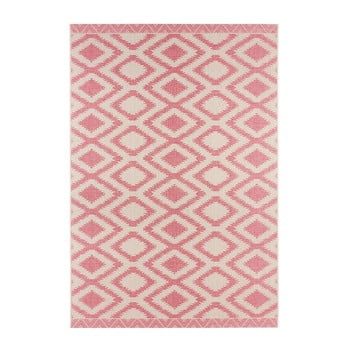 Covor adecvat pentru exterior bougari kalora, 70 x 140 cm, roșu - crem