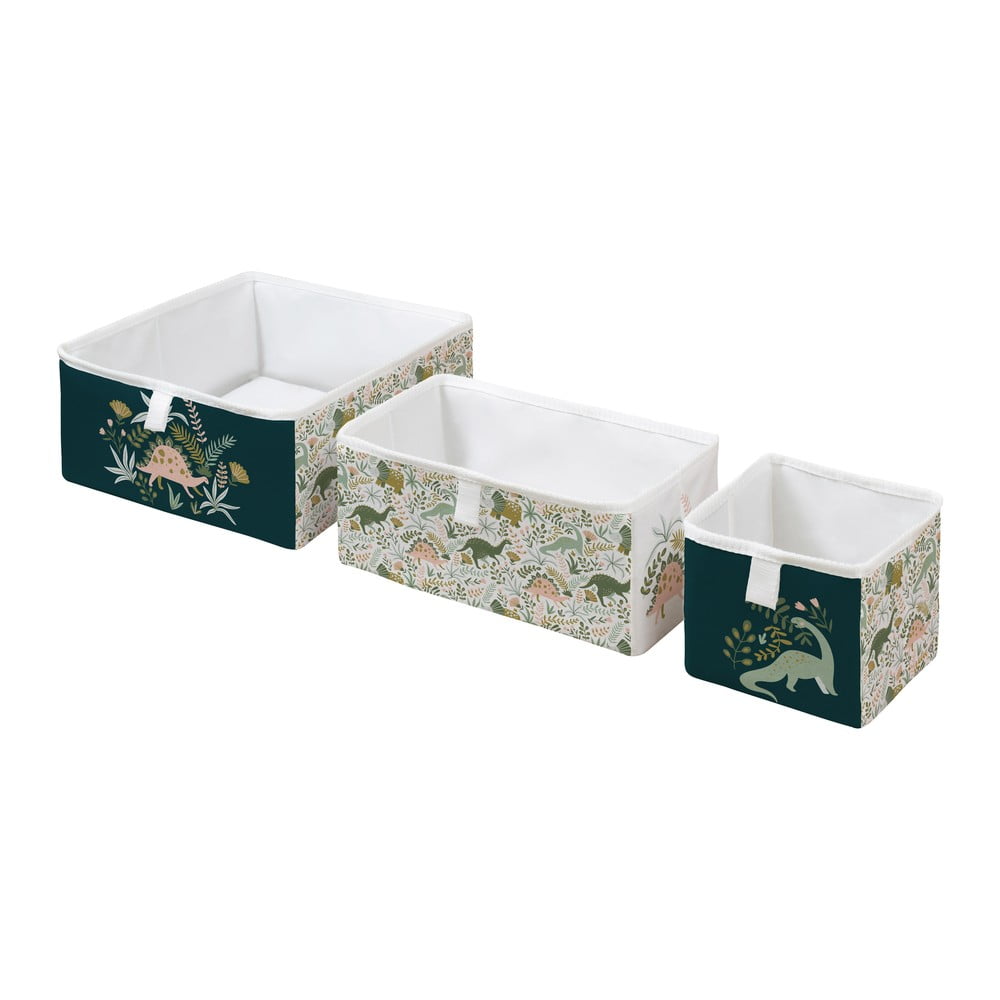 Set 3 cutii de depozitare pentru copii Mr. Little Fox Friendly Dinosaurs bonami.ro imagine 2022