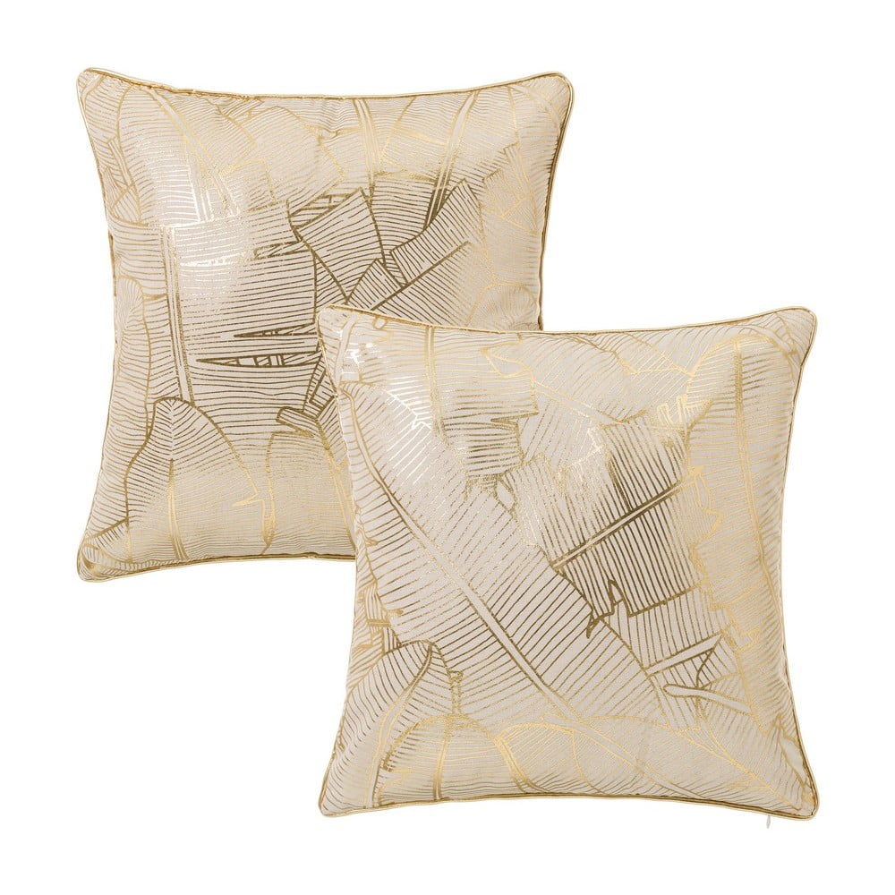  Perne decorative 2 buc. 45x45 cm Tropic Gold – Casa Selección 