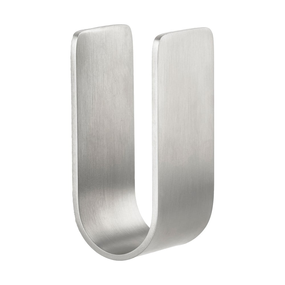 Cârlig argintiu mat de montat pe perete din metal Ume – Zone