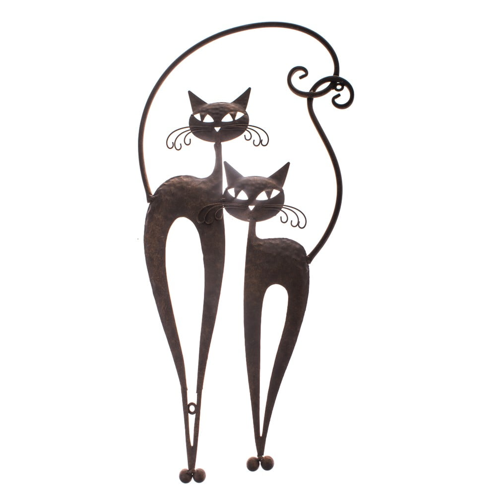 Poza Decoratiune metalica de perete Dakls Cats II