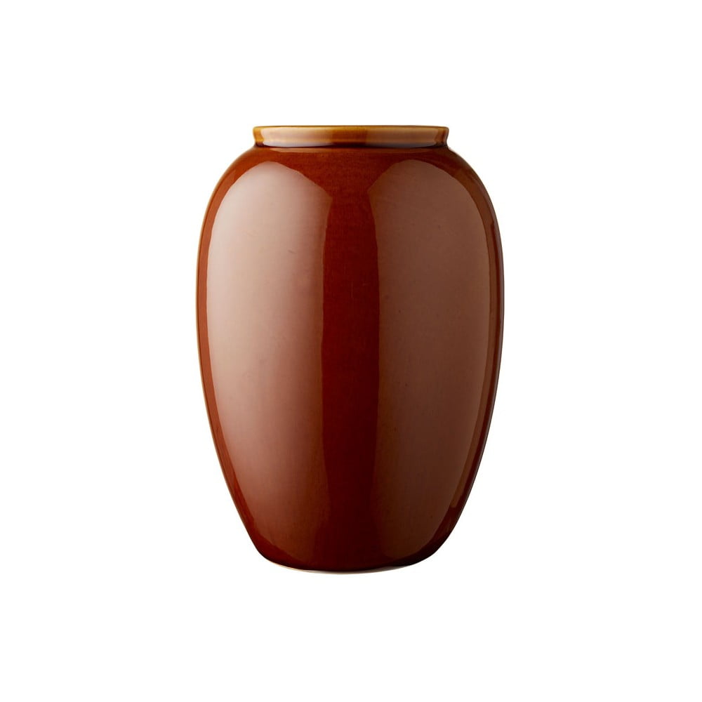 Vază din gresie ceramică Bitz, înălțime 25 cm, portocaliu închis Bitz