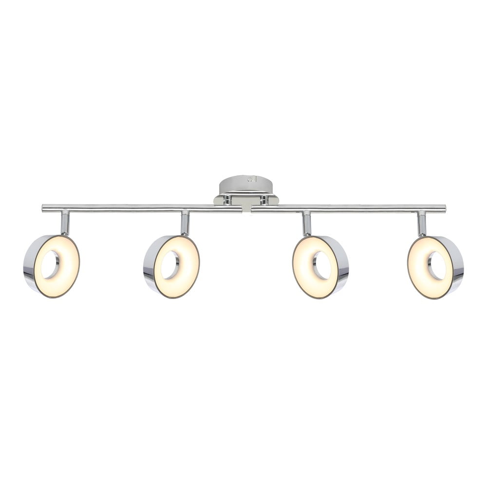 Plafonieră argintiu-lucios LED 71x10 cm Isla – Candellux Lighting