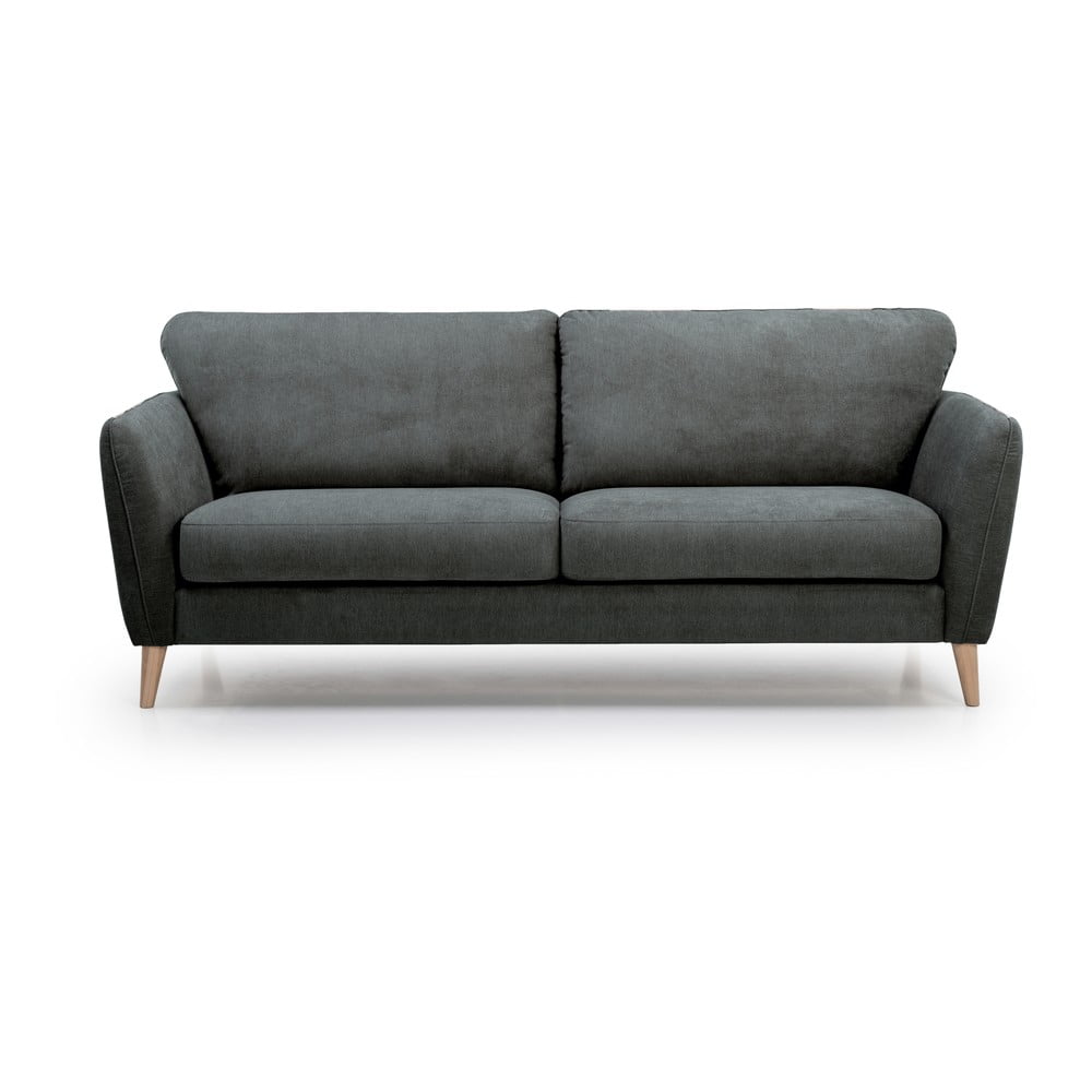 Canapea neagră/gri 206 cm Oslo – Scandic 206 imagine noua somnexpo.ro