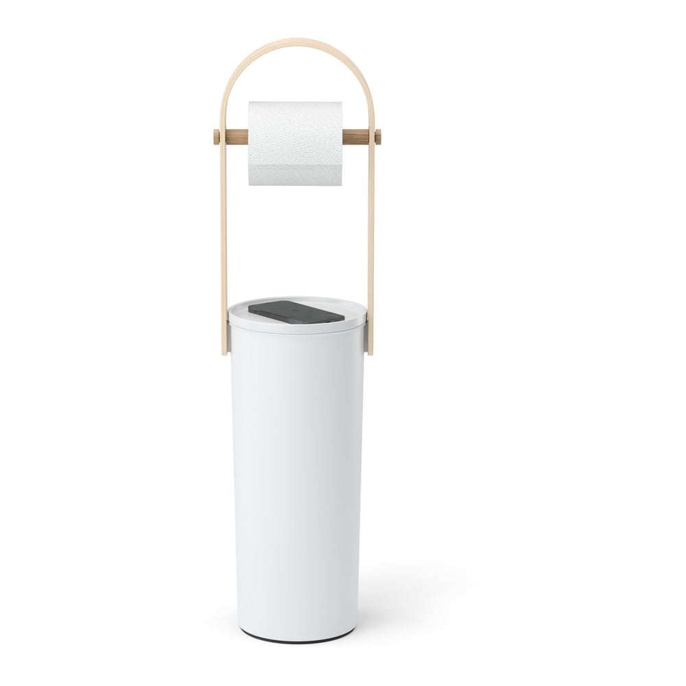 Suport pentru hârtie igienică alb din plastic Bellwood – Umbra