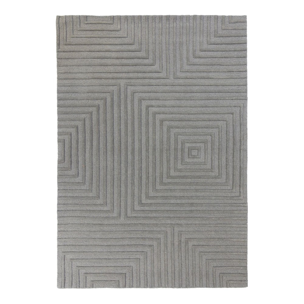 Covor din lână flair rugs estela, 160 x 230 cm, gri