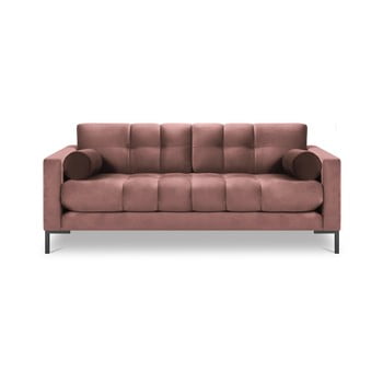 Canapea cu țesătură de catifea cosmopolitan design bali, roz