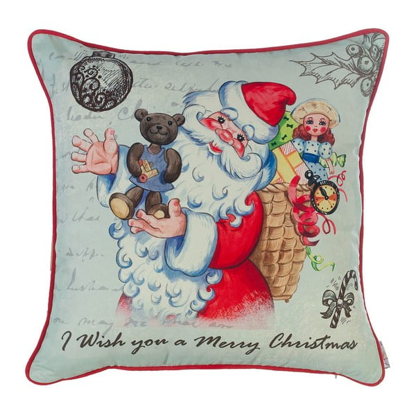 Față de pernă de Crăciun Mike & Co. NEW YORK Comfort Teddy, 43 x 43 cm