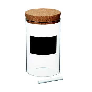 Recipient cu etichetă pentru alimente kitchen craft natural elements, înălțime 18 cm