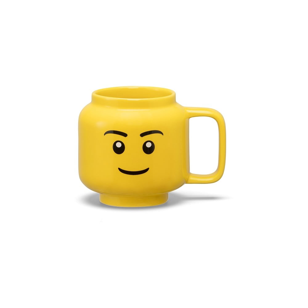  Cană pentru copii galben din ceramică 255 ml Head – LEGO® 