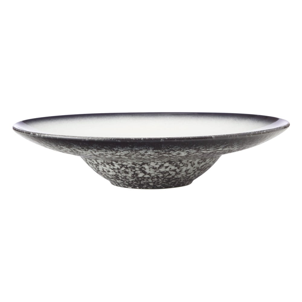 Farfurie servire din ceramică Maxwell & Williams Caviar, ø 28 cm, alb - negru