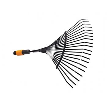 Greblă plată fiskars quikfit, negru