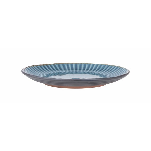 Farfurie din gresie ceramică Bahne & CO Birch, ø 21,5 cm, albastru