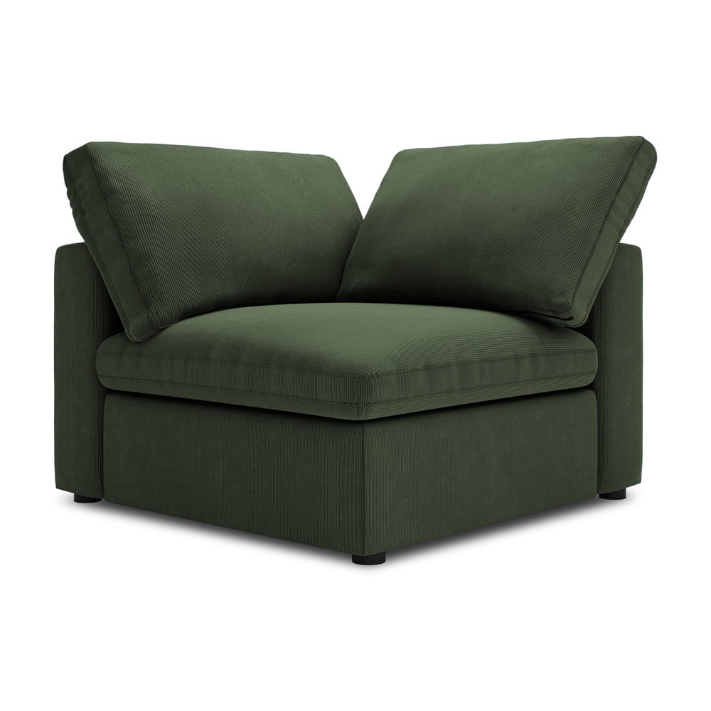 Modul de colț pentru canapea reversibil Windsor & Co Sofas Galaxy, verde închis bonami.ro