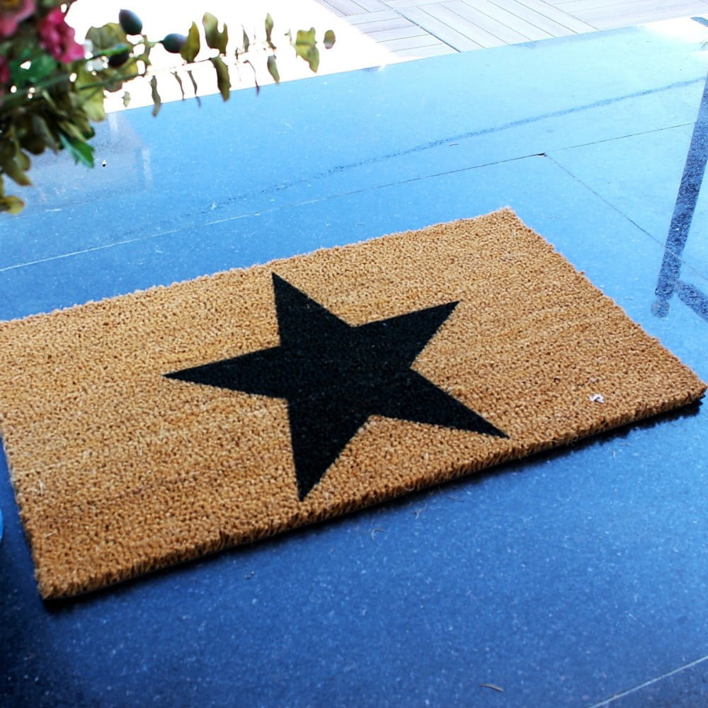 Preș Doormat Black Star, 70 x 40 cm