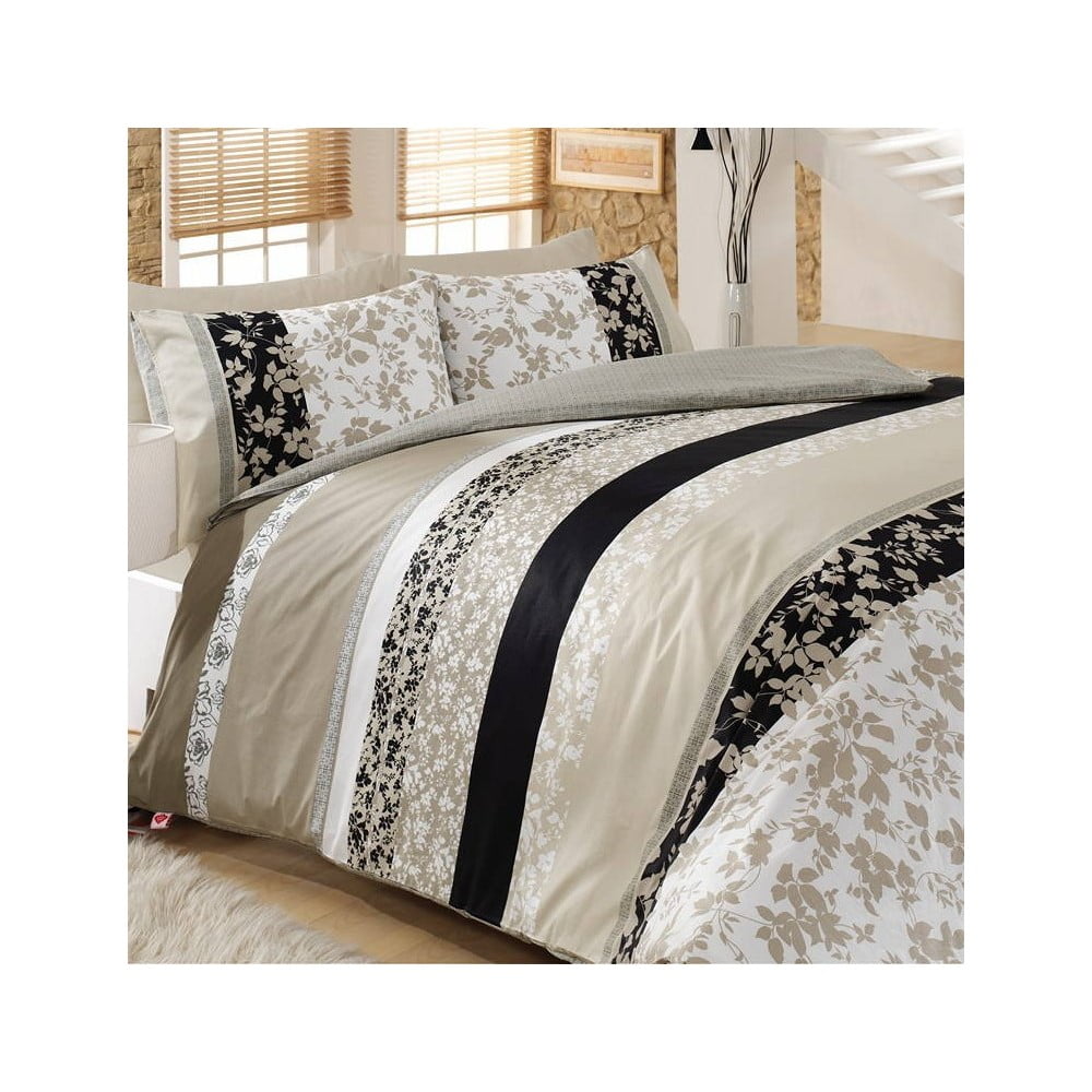 Lenjerie de pat pentru pat dublu cu cearșaf şi 2 feţe de pernă Deborah, 200 x 220 cm bonami.ro imagine 2022