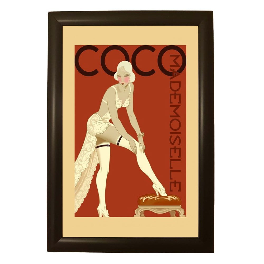 Poster cu ramă Piacenza Art Coco, 33,5 x 23,5 cm