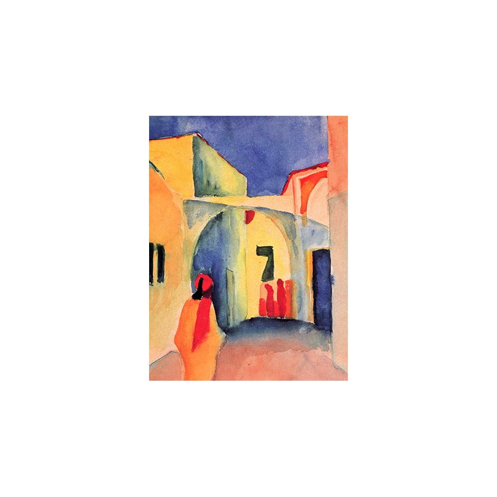 Reproducere tablou August Macke – A Glance Down an Alley, 60 x 45 cm bonami.ro imagine 2022