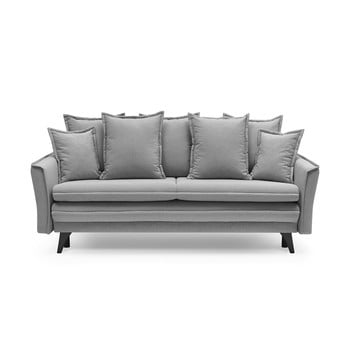 Canapea extensibilă bobochic paris seychelles, gri deschis
