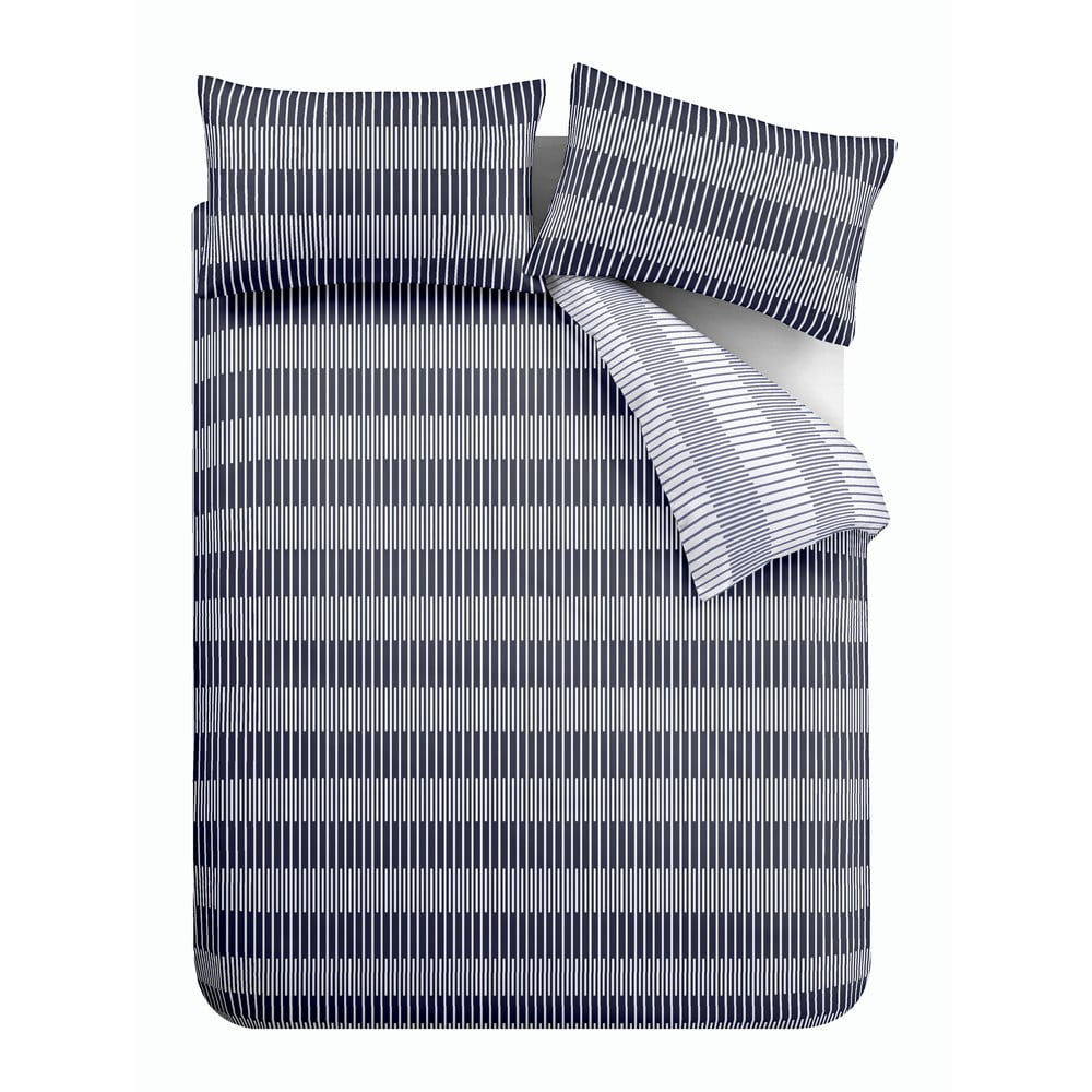 Lenjerie de pat albastră 200×200 cm Simplicity – Catherine Lansfield 200x200 imagine noua somnexpo.ro