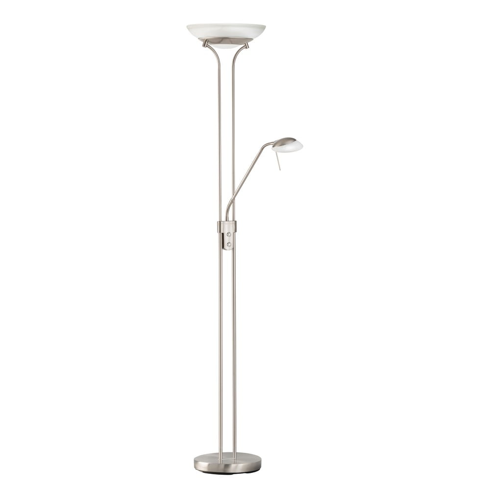 Lampadar argintiu LED cu intensitate reglabilă (înălțime 182 cm) Pool – Fischer & Honsel