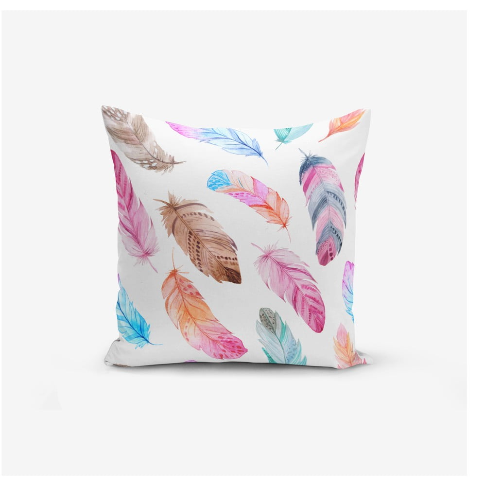 Față de pernă cu amestec din bumbac Minimalist Cushion Covers Colorful Bird Pendants, 45 x 45 cm bonami.ro imagine noua