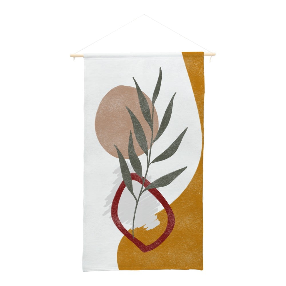 Decorațiunetextilă de perete surdic plant decor, 90 x 140 cm