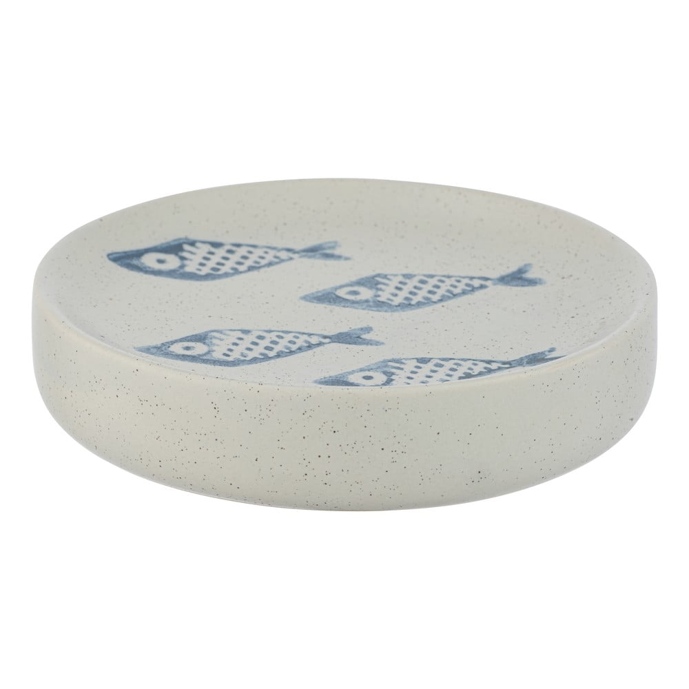 Săpunieră ceramică Wenko Aquamarin, albastru – alb bonami.ro imagine 2022