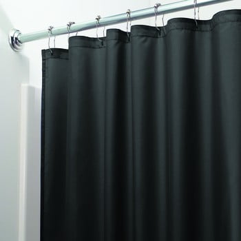 Perdea de duș idesign, 200 x 180 cm, negru