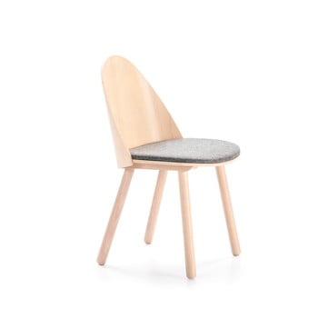 Scaun teulat uma, natural-gri