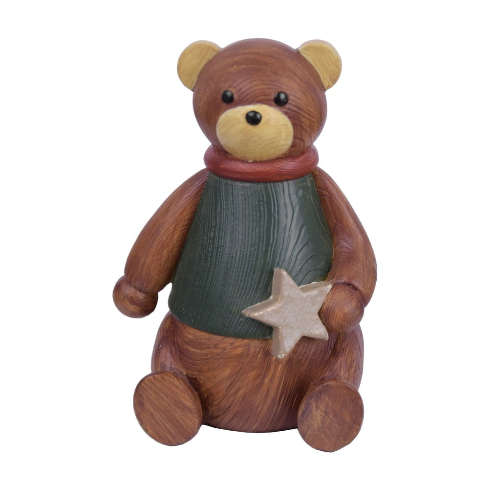 Decorațiune de crăciun ego dekor teddy bear, înălțime 12 cm