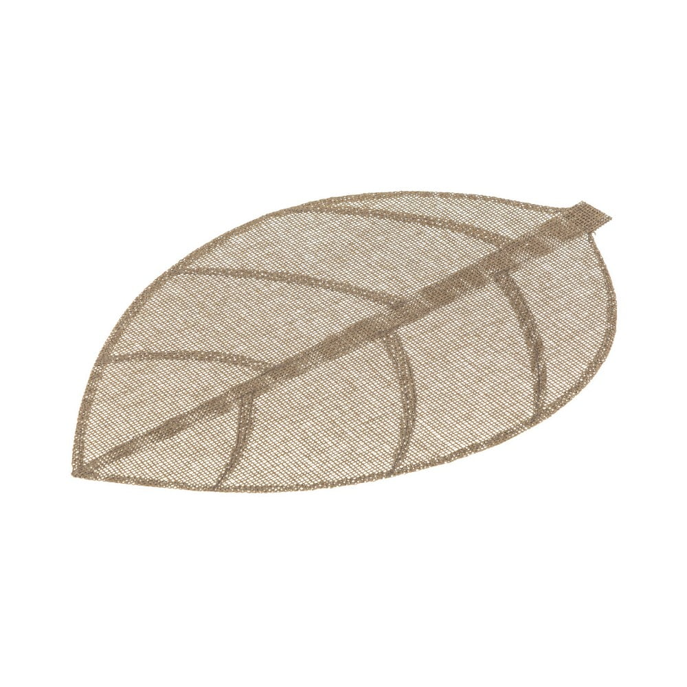 Suport pentru farfurie Unimasa Leaves, 50 x 33 cm, maro bonami.ro imagine 2022