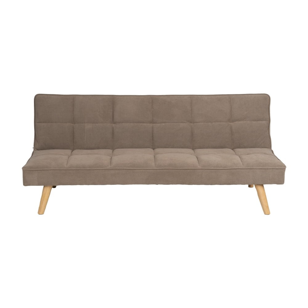 Canapea bej extensibilă cu tapițerie din chenille 175 cm – Ixia