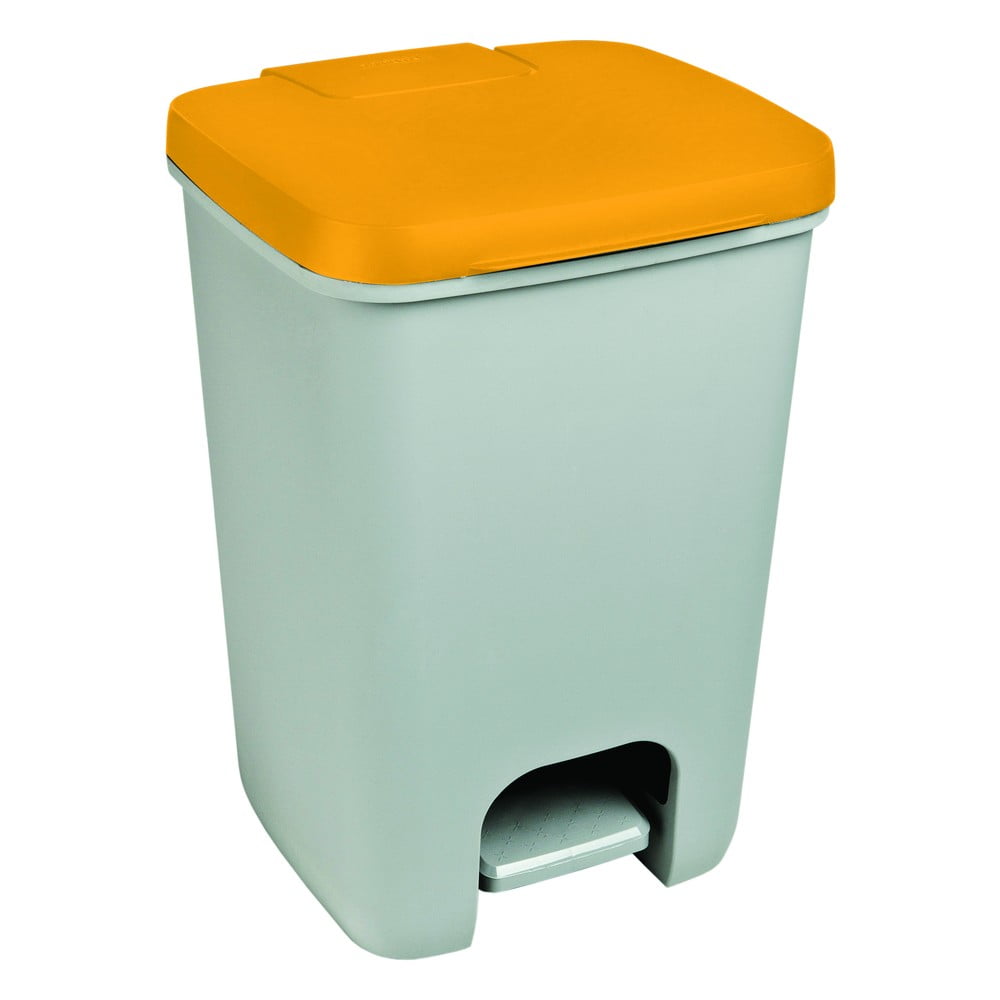 Coș de gunoi Curver Essentials, 20 l, gri – portocaliu bonami.ro imagine 2022