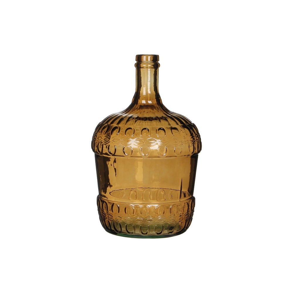 Vază din sticlă Mica Diego, 30 x 18 cm, maro