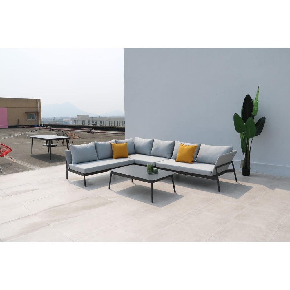 Poza Set mobilier de gradina gri pentru 5 persoane Tyssedal - Bonami Selection