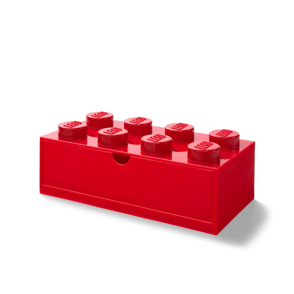 Cutie cu sertar pentru birou LEGO®, 31 x 16 cm, roșu bonami.ro