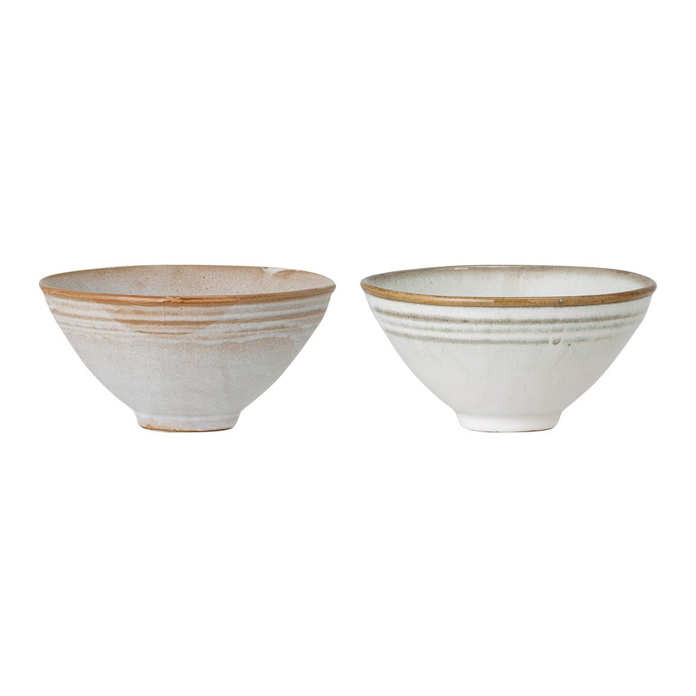 Set de 2 boluri din gresie ceramică Bloomingville Masami, ø 12,5 cm bonami.ro