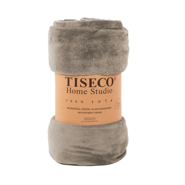Pătură din micropluș Tiseco Home Studio, 150 x 200 cm, maro