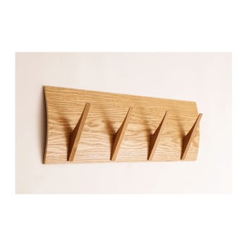 Cuier de perete din lemn masiv Woodman Rack Naki Oak Large imagine