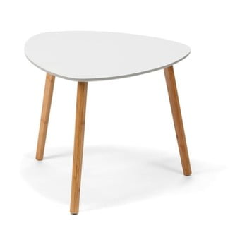 Măsuță auxiliară loomi.design viby, 55 x 55 cm, alb
